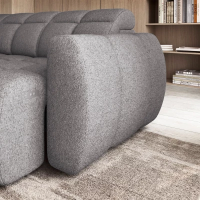 Designer-Ecksofa SAOIRSE – grau, linke Ecke
