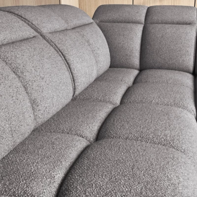 Designer-Ecksofa SAOIRSE – grau, linke Ecke