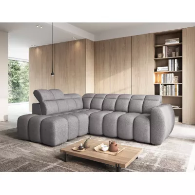 Designer-Ecksofa SAOIRSE – grau, linke Ecke