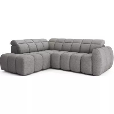 Designer-Ecksofa SAOIRSE – grau, linke Ecke