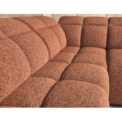 Designer-Ecksofa SAOIRSE - Ziegelstein, linke Ecke