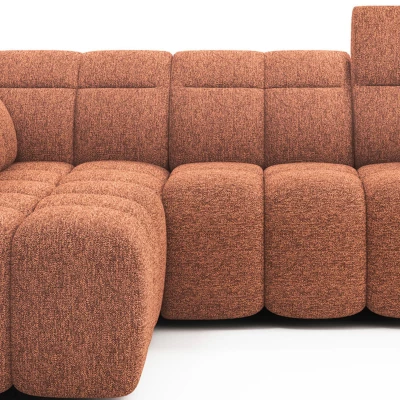 Designer-Ecksofa SAOIRSE - Ziegelstein, linke Ecke