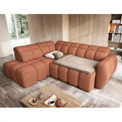Designer-Ecksofa SAOIRSE - Ziegelstein, linke Ecke