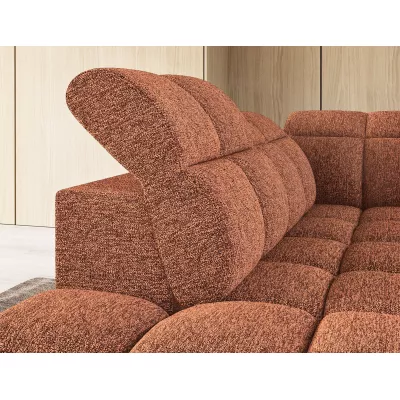 Designer-Ecksofa SAOIRSE - Ziegelstein, linke Ecke