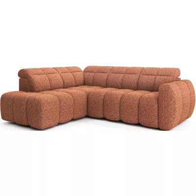 Designer-Ecksofa SAOIRSE - Ziegelstein, linke Ecke