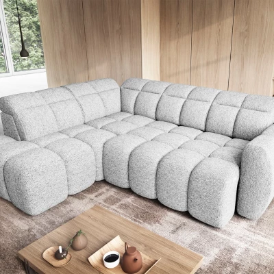 Designer-Ecksofa SAOIRSE – weiß, linke Ecke