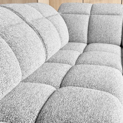 Designer-Ecksofa SAOIRSE – weiß, linke Ecke