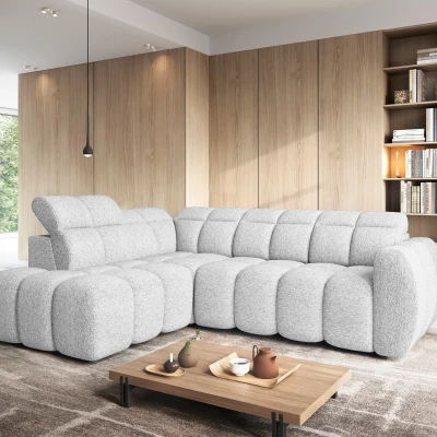 Designer-Ecksofa SAOIRSE – weiß, linke Ecke