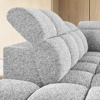 Designer-Ecksofa SAOIRSE – weiß, linke Ecke