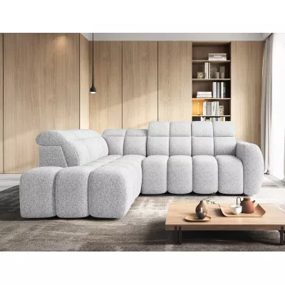 Designer-Ecksofa SAOIRSE – weiß, linke Ecke