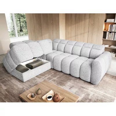 Designer-Ecksofa SAOIRSE – weiß, linke Ecke