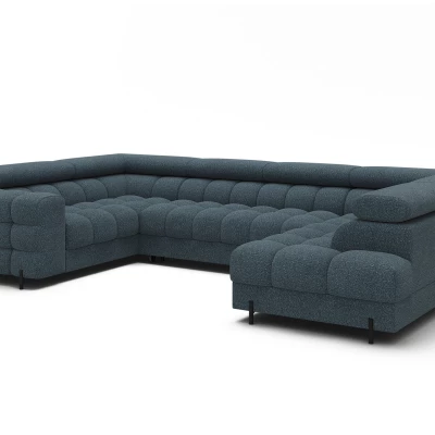 Designer-Sofagarnitur für U KALANI – blau, rechte Ausführung