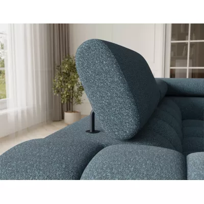 Designer-Sofagarnitur für U KALANI – blau, rechte Ausführung
