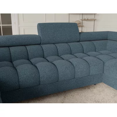 Designer-Sofagarnitur für U KALANI – blau, rechte Ausführung