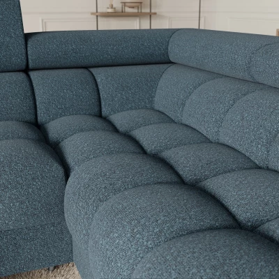 Designer-Sofagarnitur für U KALANI – blau, rechte Ausführung