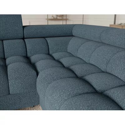 Designer-Sofagarnitur für U KALANI – blau, rechte Ausführung