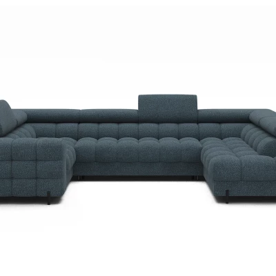 Designer-Sofagarnitur für U KALANI – blau, rechte Ausführung