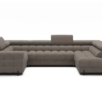 Designer-Sofagarnitur für U KALANI – graubraun, echtes Design