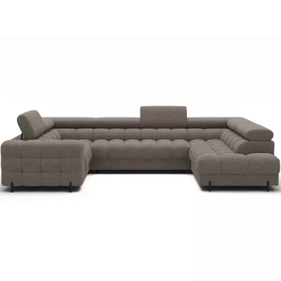 Designer-Sofagarnitur für U KALANI – graubraun, echtes Design
