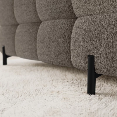 Designer-Sofagarnitur für U KALANI – graubraun, echtes Design