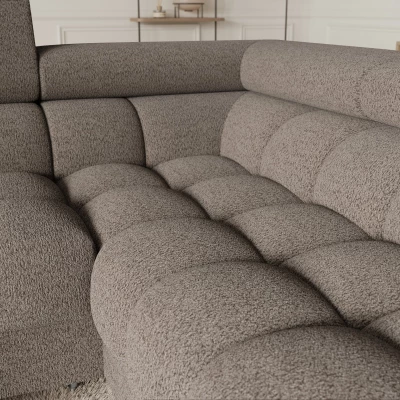 Designer-Sofagarnitur für U KALANI – graubraun, echtes Design