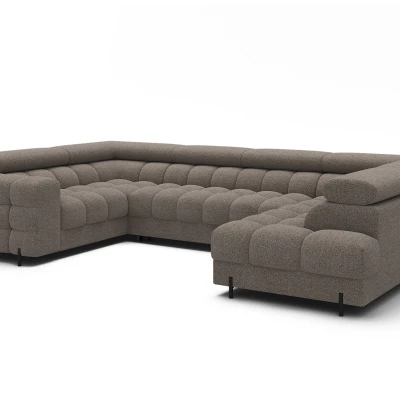 Designer-Sofagarnitur für U KALANI – graubraun, echtes Design