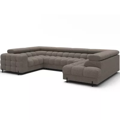 Designer-Sofagarnitur für U KALANI – graubraun, echtes Design