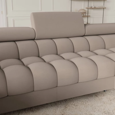Designer-Sofagarnitur für U KALANI – Dunkelbeige, echtes Design