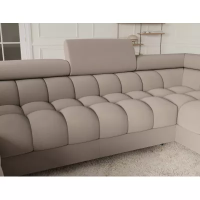 Designer-Sofagarnitur für U KALANI – Dunkelbeige, echtes Design