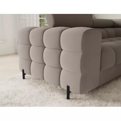 Designer-Sofagarnitur für U KALANI – Dunkelbeige, echtes Design