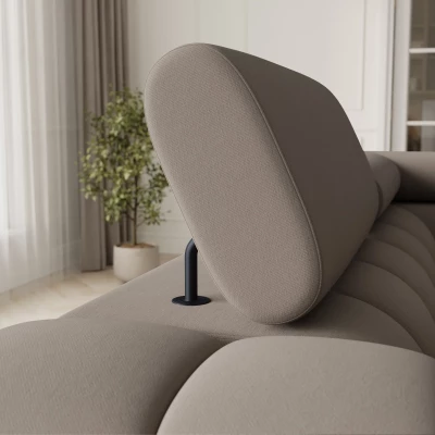Designer-Sofagarnitur für U KALANI – Dunkelbeige, echtes Design