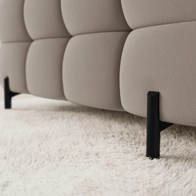 Designer-Sofagarnitur für U KALANI – Dunkelbeige, echtes Design