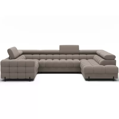 Designer-Sofagarnitur für U KALANI – Dunkelbeige, echtes Design