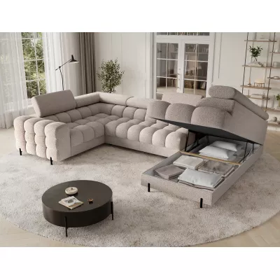 Designer-Sofagarnitur für U KALANI – grau-beige, echtes Design