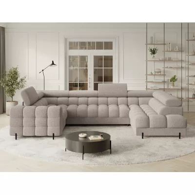 Designer-Sofagarnitur für U KALANI – grau-beige, echtes Design