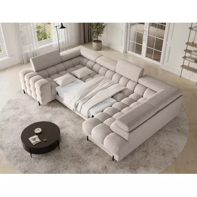 Designer-Sofagarnitur für U KALANI – grau-beige, echtes Design
