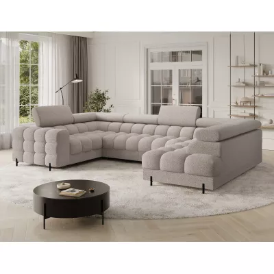 Designer-Sofagarnitur für U KALANI – grau-beige, echtes Design