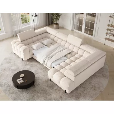 Designer-Sofagarnitur für U KALANI – hellbeige, echtes Design