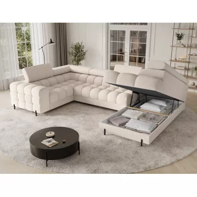 Designer-Sofagarnitur für U KALANI – hellbeige, echtes Design