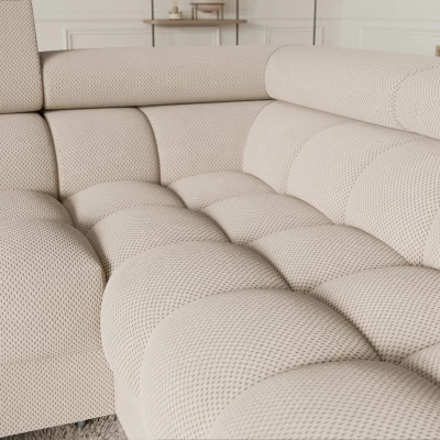 Designer-Sofagarnitur für U KALANI – hellbeige, echtes Design