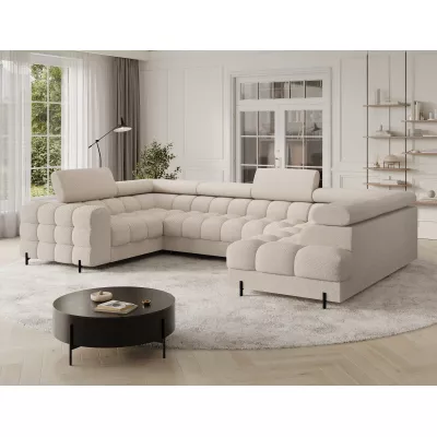 Designer-Sofagarnitur für U KALANI – hellbeige, echtes Design
