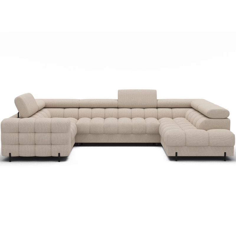 Designer-Sofagarnitur für U KALANI – hellbeige, echtes Design