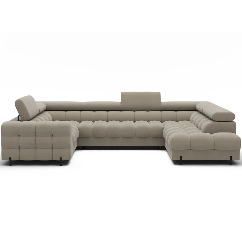 Designer-Sofagarnitur für U KALANI – beige, echtes Design