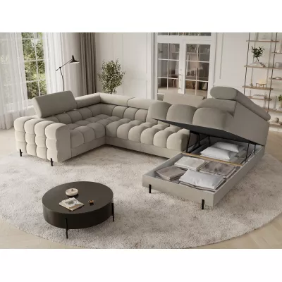 Designer-Sofagarnitur für U KALANI – beige, echtes Design