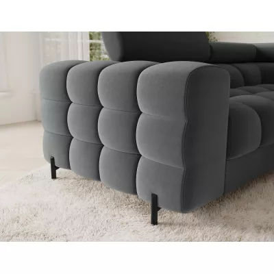 Designer-Sofagarnitur für U KALANI – Dunkelgrau, echtes Design