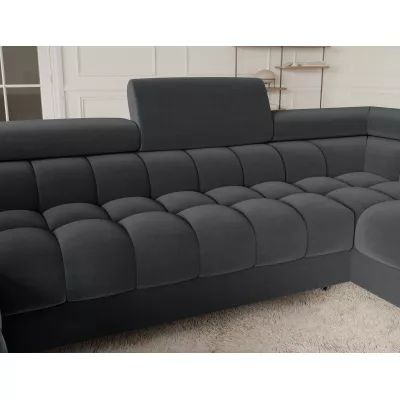 Designer-Sofagarnitur für U KALANI – Dunkelgrau, echtes Design