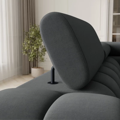 Designer-Sofagarnitur für U KALANI – Dunkelgrau, echtes Design
