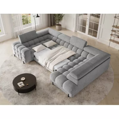 Designer-Sofagarnitur für U KALANI – hellgrau, echtes Design