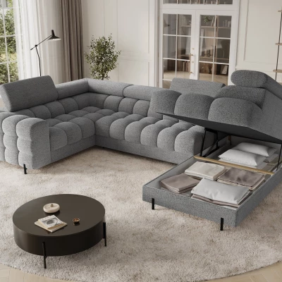 Designer-Sofagarnitur für U KALANI – hellgrau, echtes Design
