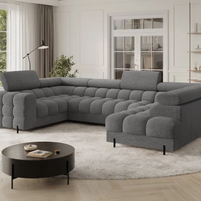 Designer-Sofagarnitur für U KALANI – hellgrau, echtes Design